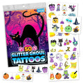 Assorted Glitter Halloween Tattoos – Sparkly Temporary Tattoos by Savvi