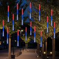 Dazzle Bright 4th of July Lights Decorations, 288LED Red Blue and White Meteor by DazzleBright