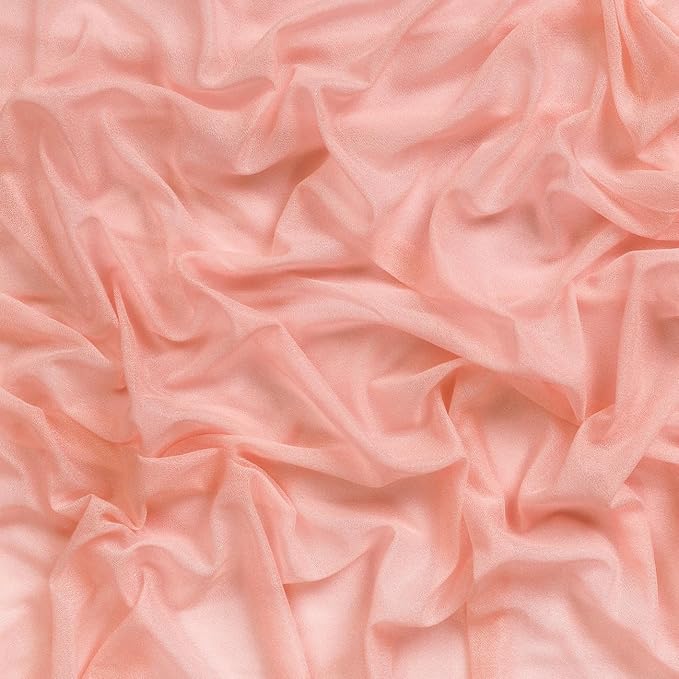 VDS Pack of 1 Panel Wedding Arch Draping Fabric Sheer Chiffon Fabric Drapery - Image 8