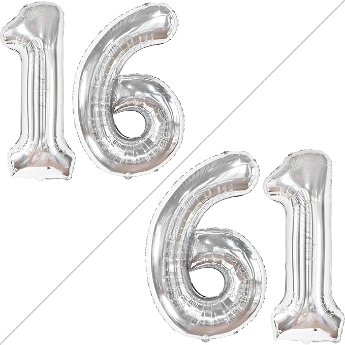 KatchOn, 40 Inch | Happy 16th Birthday Balloons, Sweet 16 Party Decorations - Image 2
