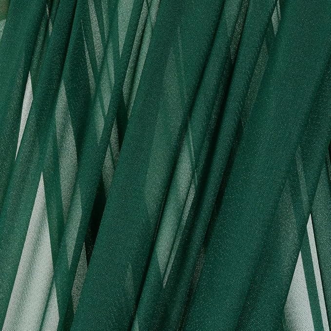 MLMC Emerald Green Wedding Arch Draping Fabric 4 Panels 29" x 20 FT Extra Long - Image 5