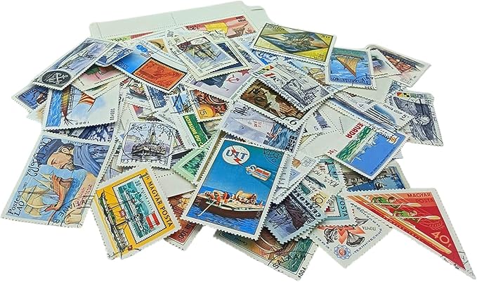 IMPACTO COLECCIONABLES – 100 Ship-Themed Stamps Collection - Image 3