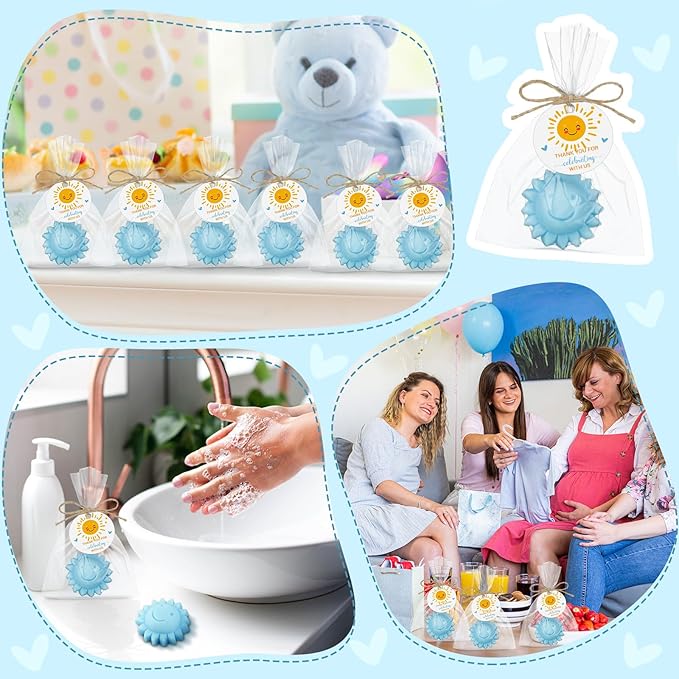 Demissle 40 Pcs Sun Soap Baby Shower Favors - Image 5