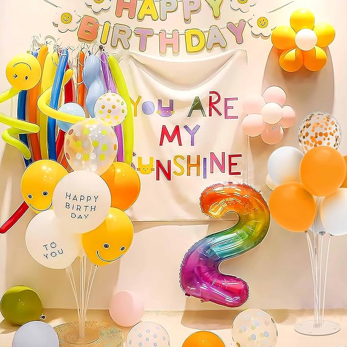 JOYYPOP 8 Sets 28 Inch Balloon Stand Kit, Balloon Holder Stickers Table - Image 5