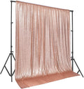 PartyDelight Rose Gold Sequin Backdrop 10Ftx10 Ft Booth Photography by PartyDelight