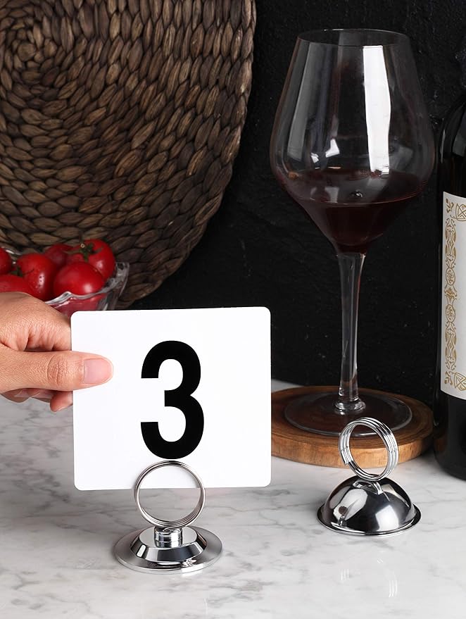 New Star Foodservice 23367 Split-Ring Style, Place Card/Table Number Holder - Image 7