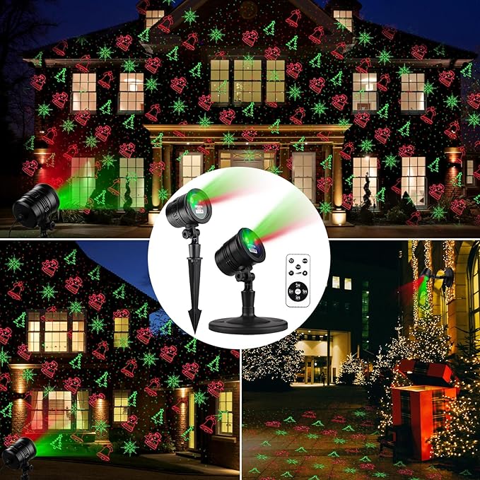 Christmas Projector Lights Outdoor, Led Christmas Laser Lights Landscape - Image 7