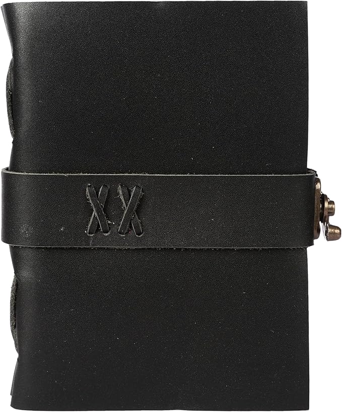 Vintage Leather Journal Handmade Buffalo Non-Refillable Deckle Edge Paper – by KomalsPassionLeather