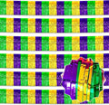 6 Pack 10 Ft Gold Green Purple Foil Fringe Garland Metallic Streamers Tinsel by LANTIANCHEN