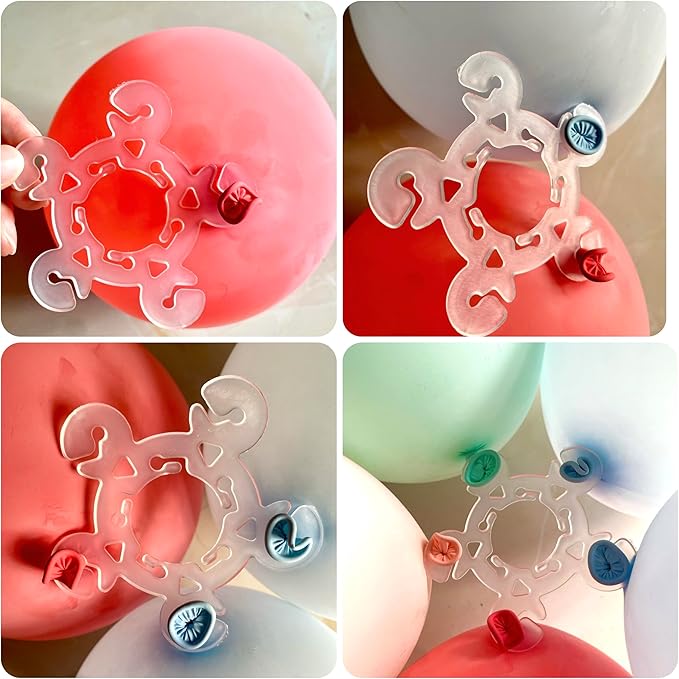 80 Balloon Clips and 100 Dots Glue Points and a Tie, - Image 6