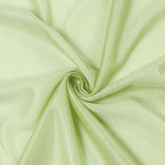 VDS Pack of 2 Panel Wedding Arch Draping Fabric Sheer Chiffon Fabric Drapery - Image 8