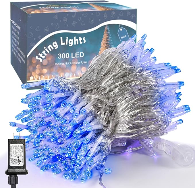 LJLNION 300 LED String Lights Outdoor Indoor, Extra Long 98.5FT Super Bright - Image 7