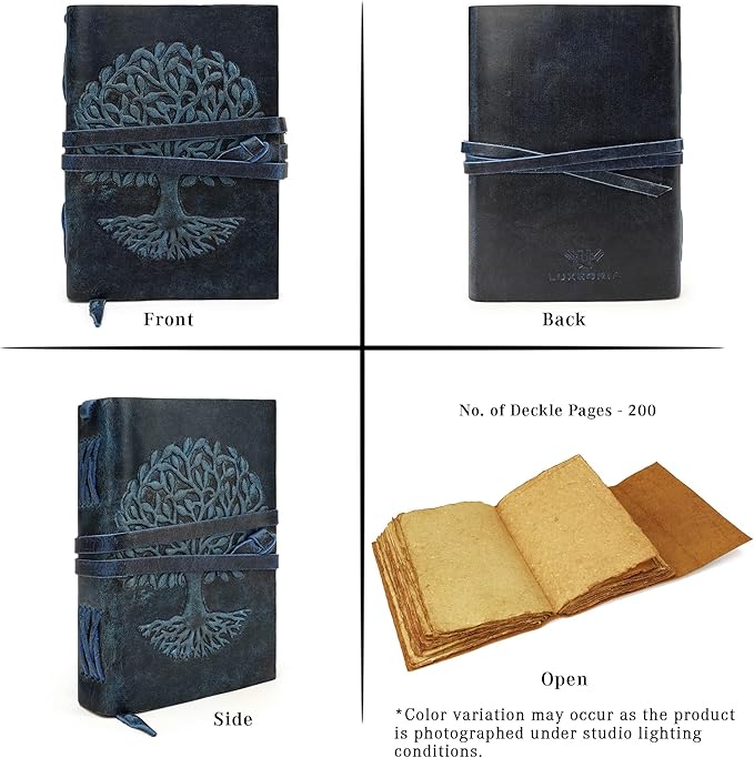 LUXEORIA Tree Of Life Leather Journal - Image 6