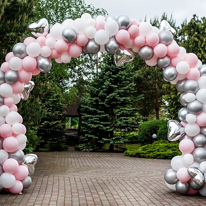 12 Inch Light Pink Balloons for Birthday Party, Baby Shower Anniversary Wedding - Image 4