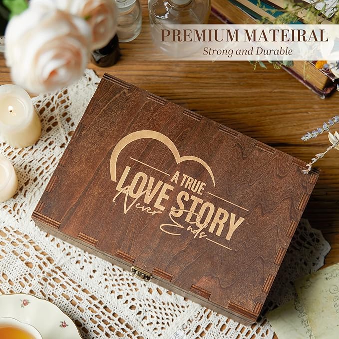 AW BRIDAL Engraved Wedding Memory Box - Image 4
