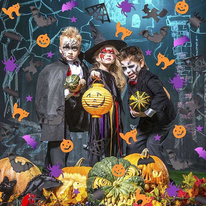 MARFOREVER Halloween Confetti Glitter Table Decorations Party Scatter Table - Image 3