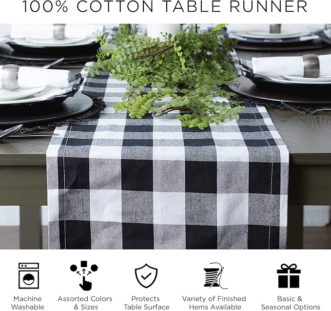 DII Woven Basic Tabletop Collection, Chevron Table Runner - Image 7