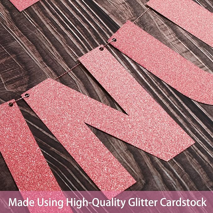 TaoBary 112 Pcs DIY Letter Custom Banner Glitter Customizable Banner Kit - Image 4