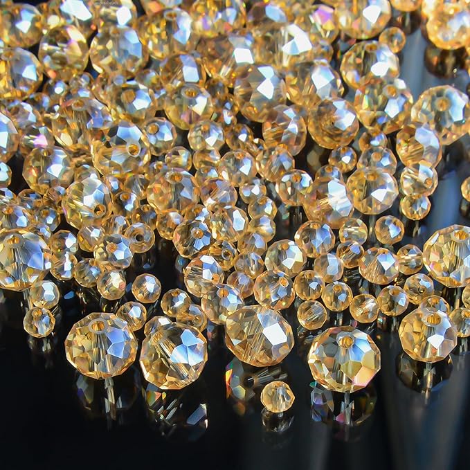 220Pcs 10mm Crystal Glass Beads - Image 6