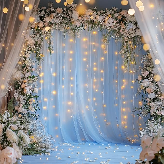 Fomcet Tulle Backdrop Curtains - Image 8