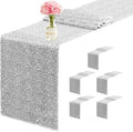 6 Packs 12 x 72 inches Sequin Table Runner by Unknown