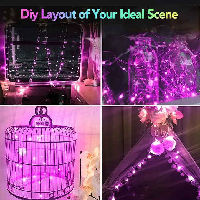 4 Pack 20FT 60LED Halloween Battery Operated Fairy Lights - Image 6