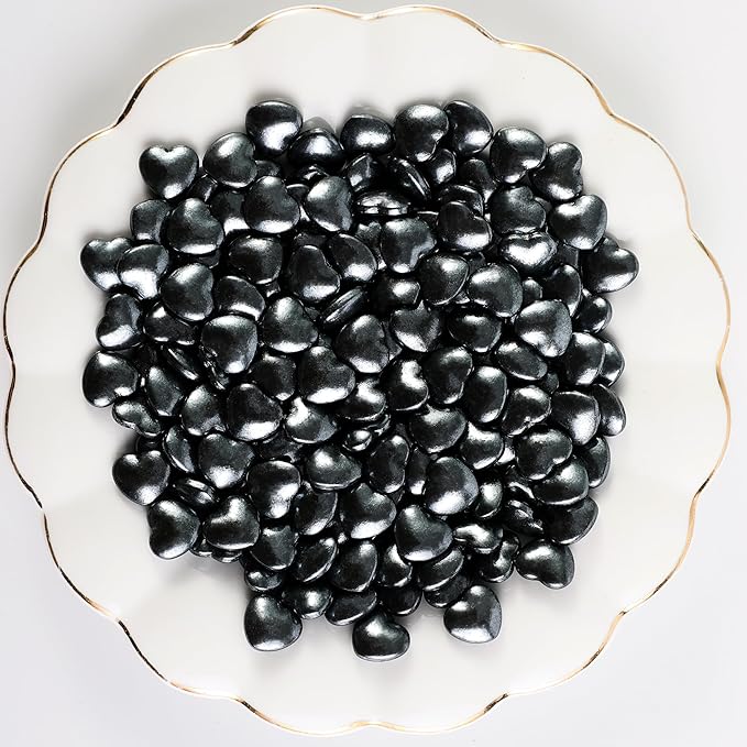 Kasvan Black Heart Shapes Sprinkles - Image 4