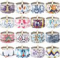 Scented Soy Wax Travel Tin Jar Candles by YOROXRG
