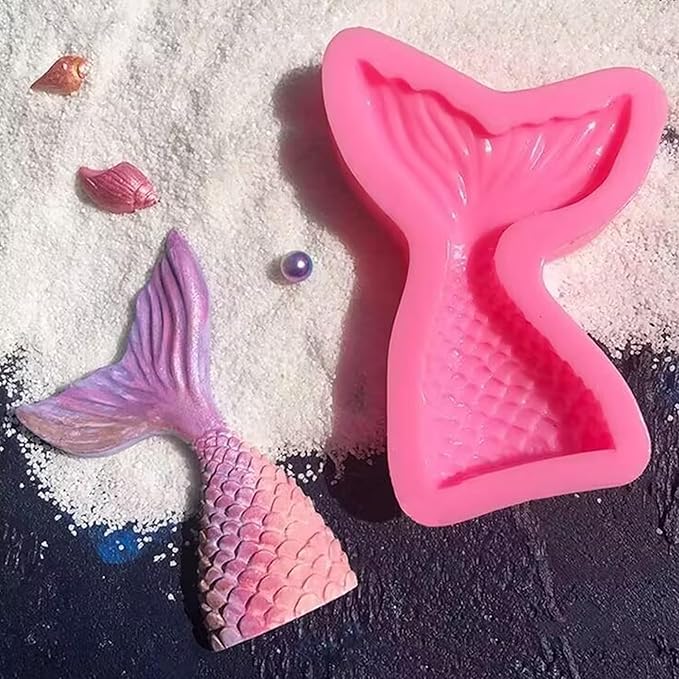 Seashell Silicone Molds, AIMEIKI 5 Pack Marine Theme Cake Fondant Silicone - Image 3