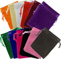 Palmhomee Pack of 48 3x4 Inch Velvet Drawstring Bags Gift Bag Velvet Pouch by Palmhomee