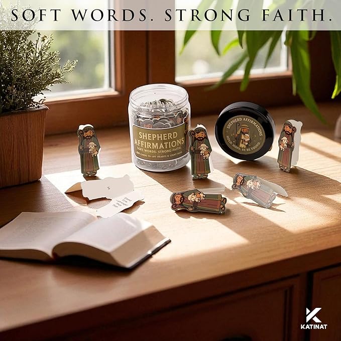 Shepherd Affirmations Jar- Faith & Encouragement Notes, Christian Gifts - Image 4