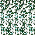 8Pcs 63Ft Teal&White Rose Garland, Fake Rose Hanging Flowers, Artificial Flower by Tisspoms