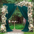 MEETSKY 10ft x 8ft Hunter Green Backdrop Curtains by MEETSKY