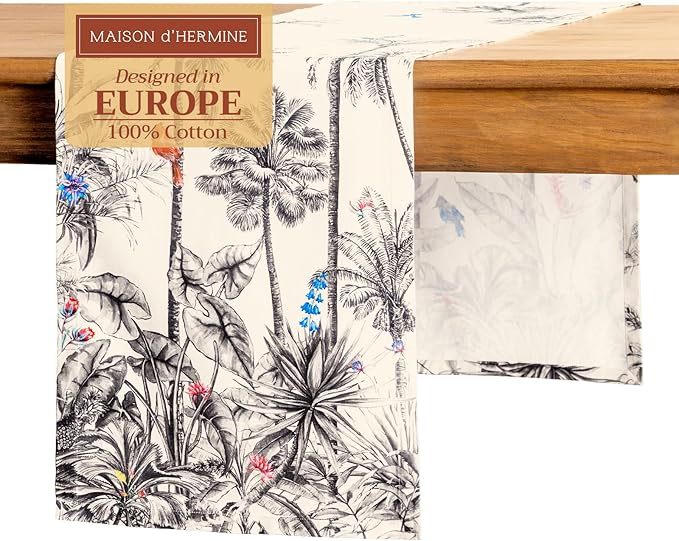Maison d' Hermine Table Runner 100% Cotton Single Layer Table Runners 108 by MaisondHermine