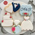 Ann Clark Cookie Cutters Wedding Cookie Cutters 5-Pc Set Made in the USA by AnnClarkCookieCutters