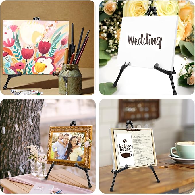 AROIC 3 Pack 14'' Tabletop Easels, Adjustable Portable Table Top Easel - Image 9