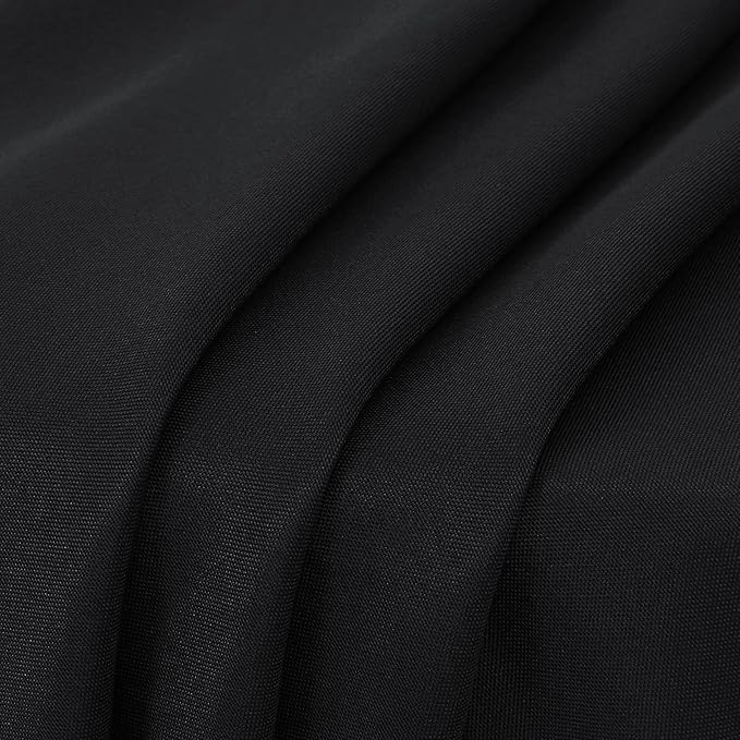 sancua 10 Pack Round Tablecloth Black 90 Inch - Image 8