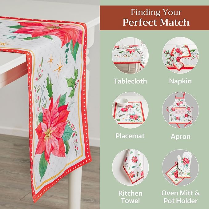 Maison d' Hermine Table Runner 100% Cotton Single Layer Table Runners 108 - Image 6