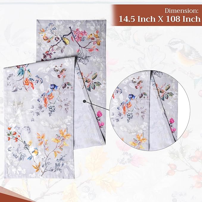 Maison d' Hermine Table Runner 100% Cotton Single Layer Table Runners 108 - Image 4