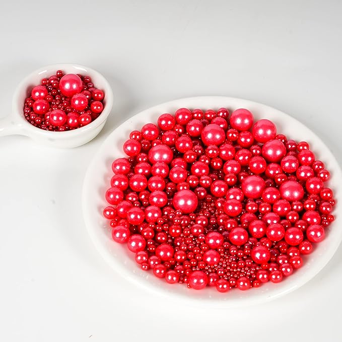 Kasvan Red Pearl Sugar Sprinkles - Image 5