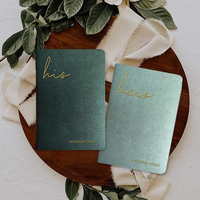 Vow Books His and Hers Wedding Vow Books - Image 4