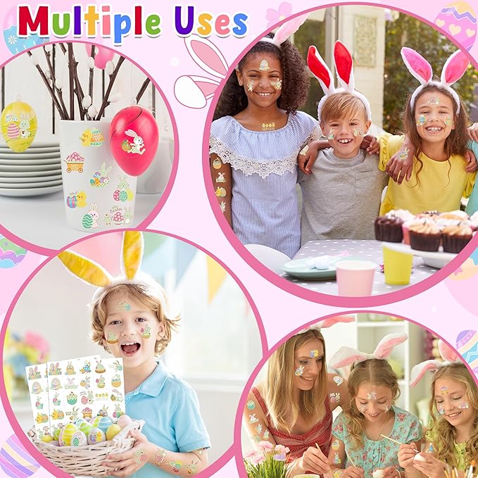 150 PCS Luminous Easter Tattoos - Image 7