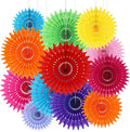BestoFun 12PCS Paper Fans Mexican Party Decorations Tissue Paper Flowers by Unknown
