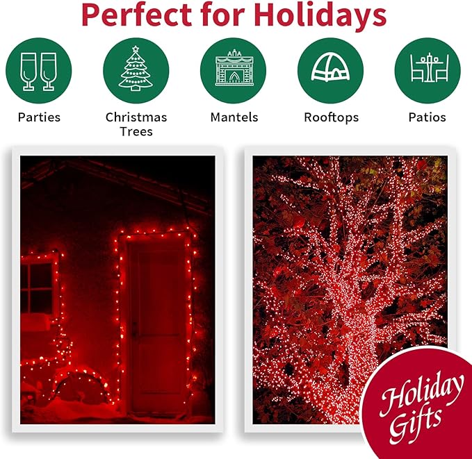 100 Count Red -String Lights - Image 7