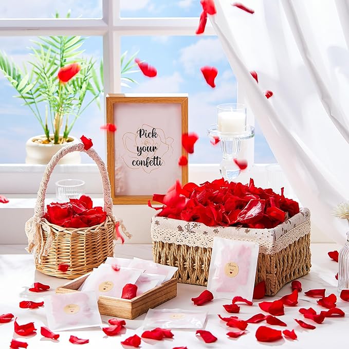 Biodegradable Confetti 10.58 Oz eucalyptus leaves Dried Flower Petals - Image 3