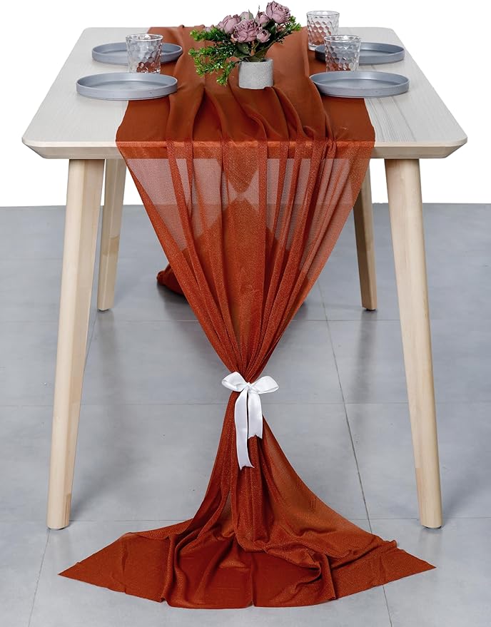 MDS Halloween Chiffon Table Runner - Image 7