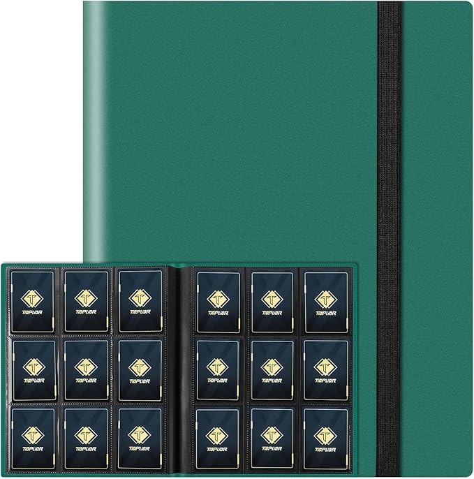 9 Pockets Card Binder for Trading Cards, Baseball Card Collection Binder by TiopLior