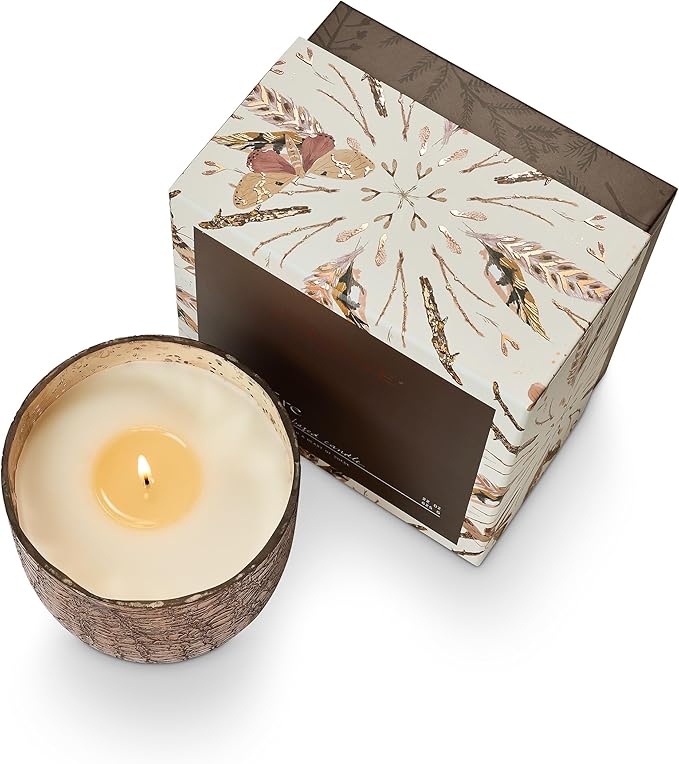 ILLUME Large Boxed Crackle Glass Candle - Image 7