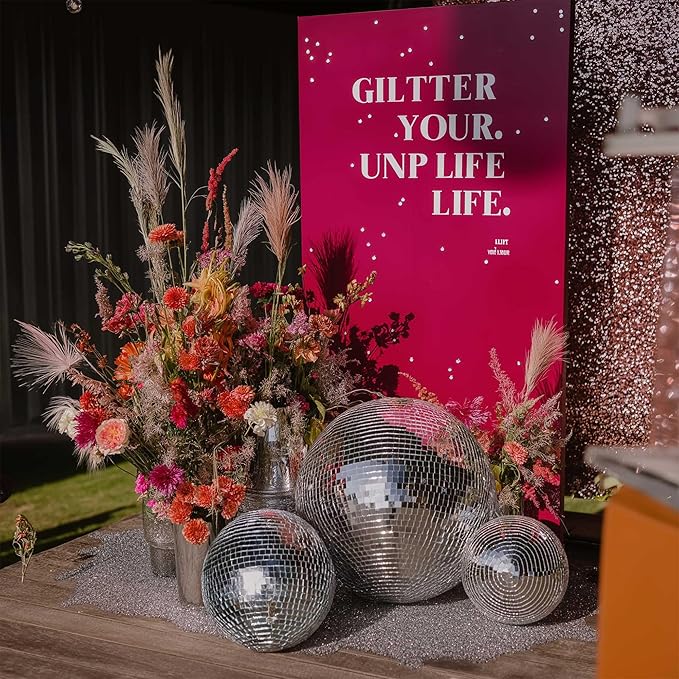 Yescom 20" Large Disco Ball Mirror Big Hanging Glass Decoration - Image 4