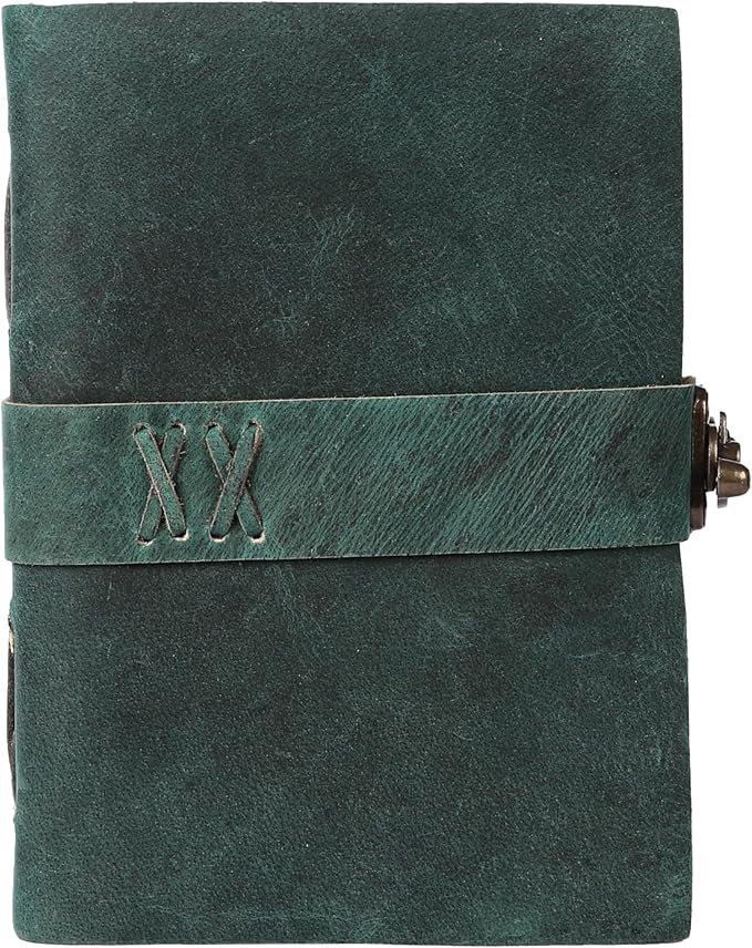 Vintage Leather Journal Handmade Buffalo Non-Refillable Deckle Edge Paper – - Image 8